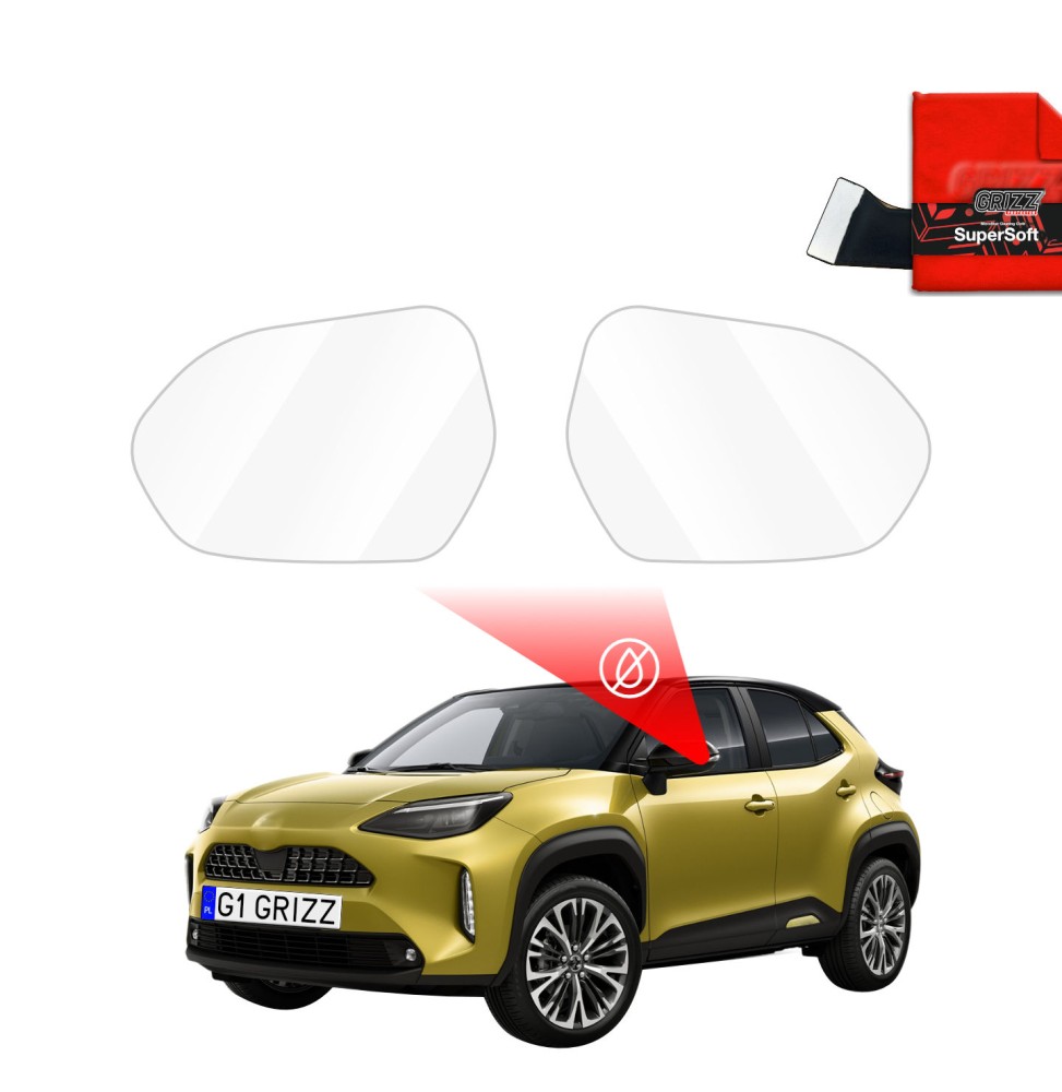 Folia przeciwdeszczowa na lusterka do Toyota Yaris Cross (2020-2026)
