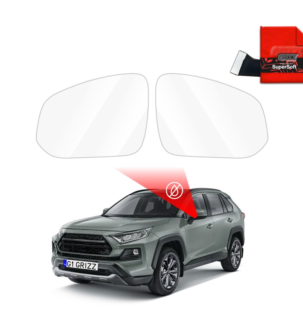 Folia przeciwdeszczowa na lusterka do Toyota RAV4 (2012-2026)