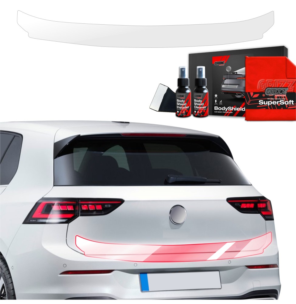 Folia ochronna na próg bagażnika do Volkswagen VW Golf 8 Hatchback (2024-2026)