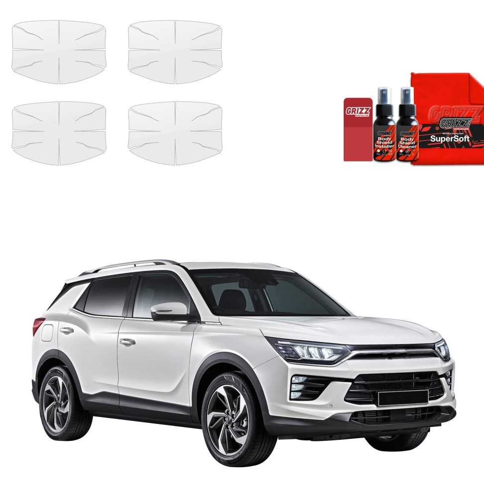 4w1 Folia ochronna pod klamki do SsangYong Korando (2023-2026)