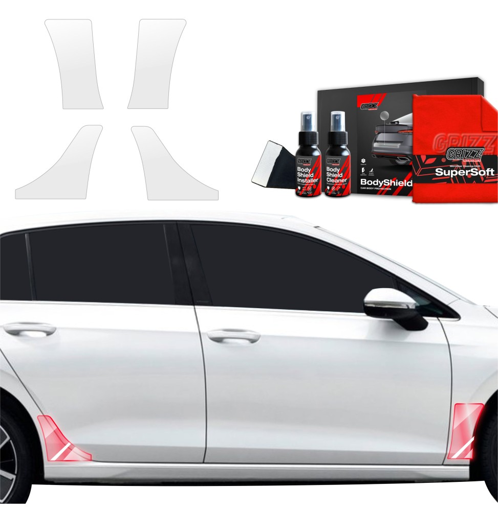 4w1 Folia ochronna na nadkola do Volkswagen VW Golf 8 Hatchback (2024-2026)