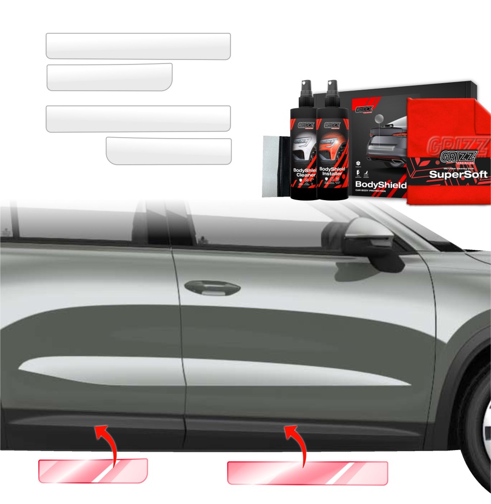 4w1 Folia ochronna na progi do Skoda Kodiaq 2 (2024-2026)