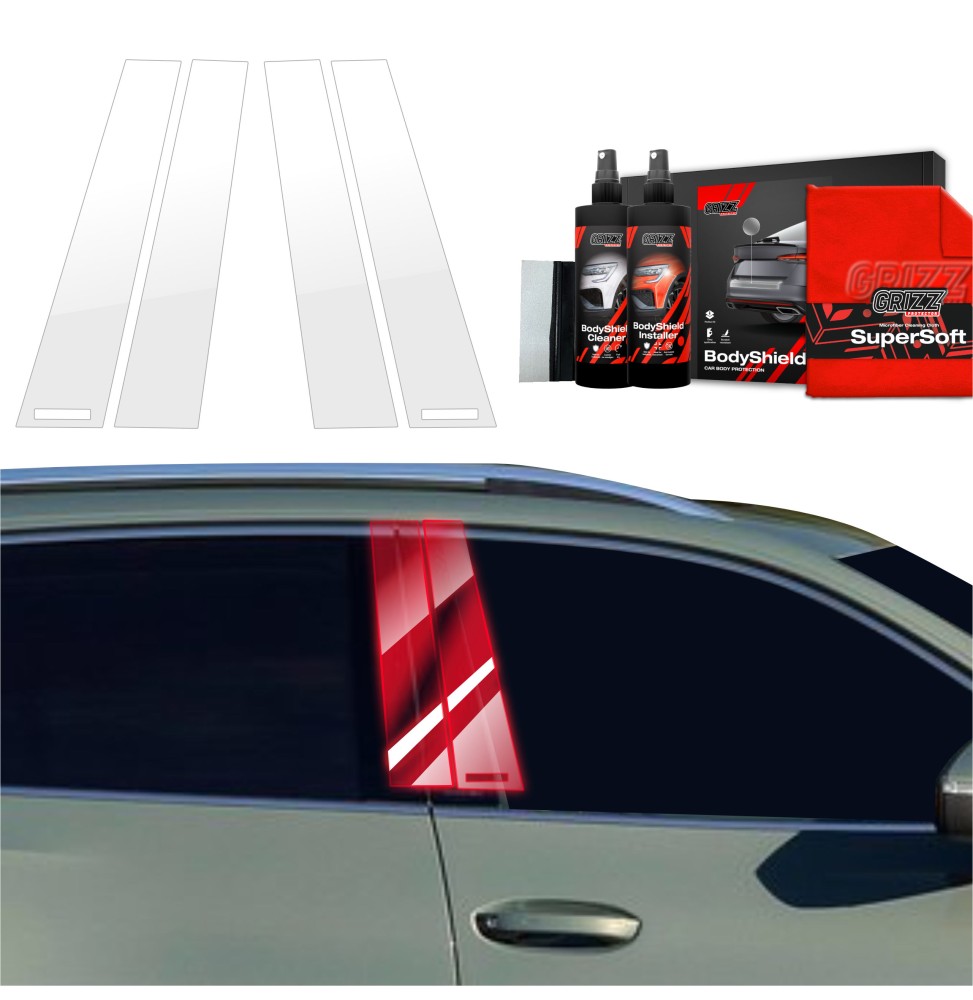 4w1 Folia ochronna na słupki do Volkswagen VW Tiguan 3 (2024-2026)