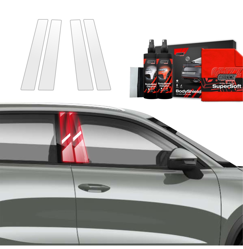 4w1 Folia ochronna na słupki do Skoda Kodiaq 2 (2024-2026)