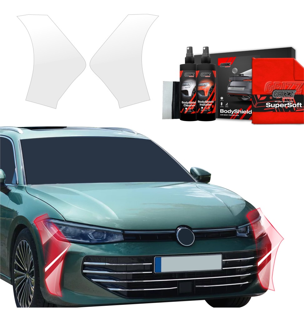 2w1 Folia ochronna na zderzak do Volkswagen VW Passat B9 (2024-2026)