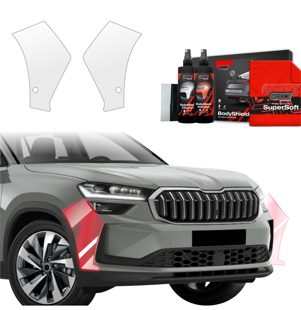 2w1 Folia ochronna na zderzak do Skoda Kodiaq 2 (2024-2026)