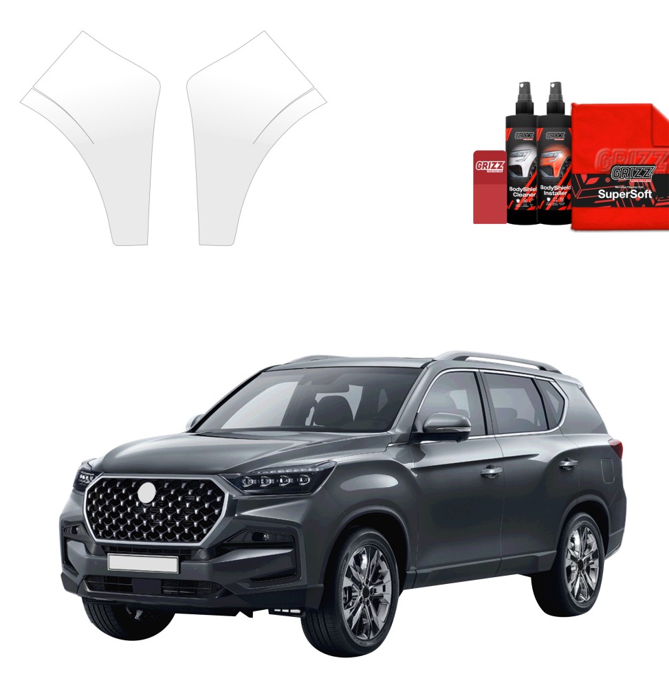 2w1 Folia ochronna na zderzak do SsangYong Rexton (2023-2026)