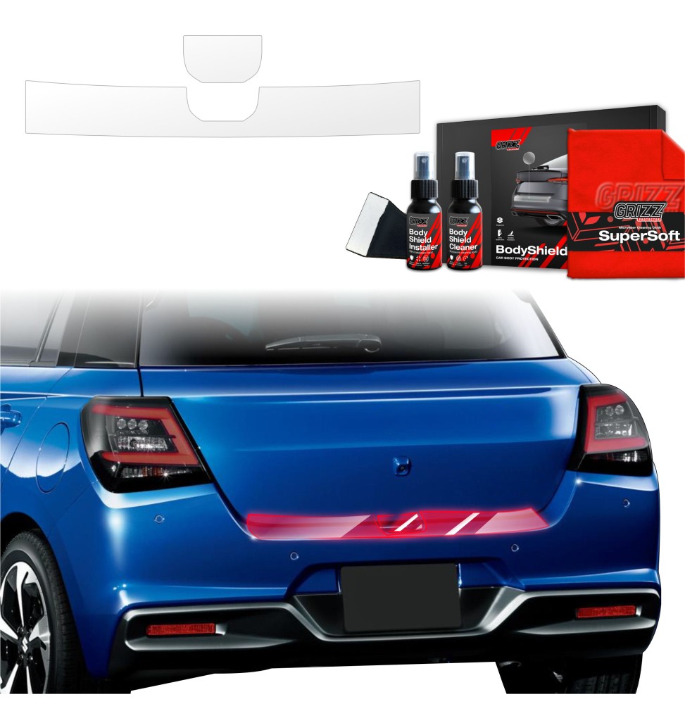 2w1 Folia ochronna na próg bagażnika do Suzuki Swift (2024-2026)