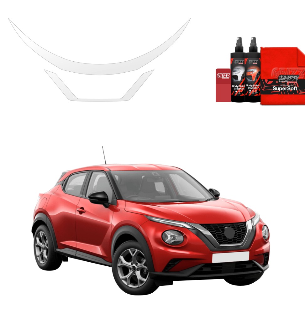 2w1 Folia ochronna na maskę do Nissan Juke Facelift (2024-2026)