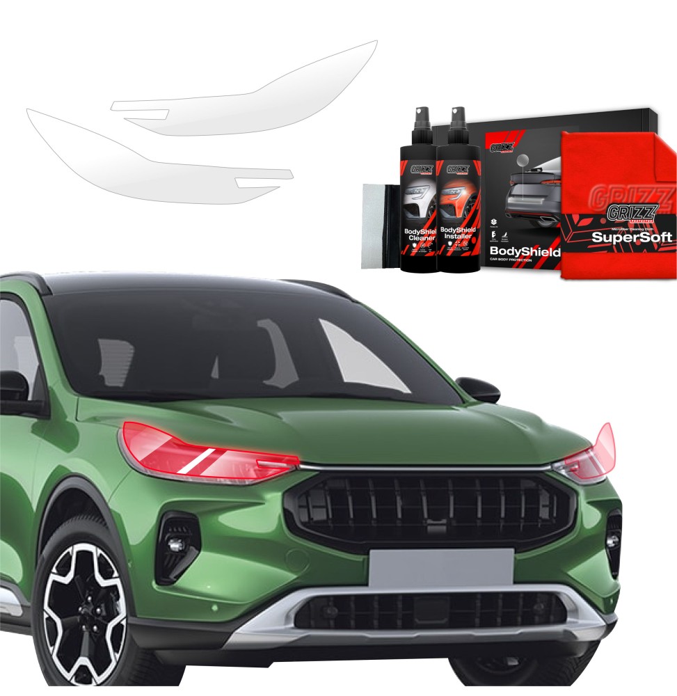 2w1 Folia ochronna na lampy do Ford Kuga Titanium Facelift (2024-2026)
