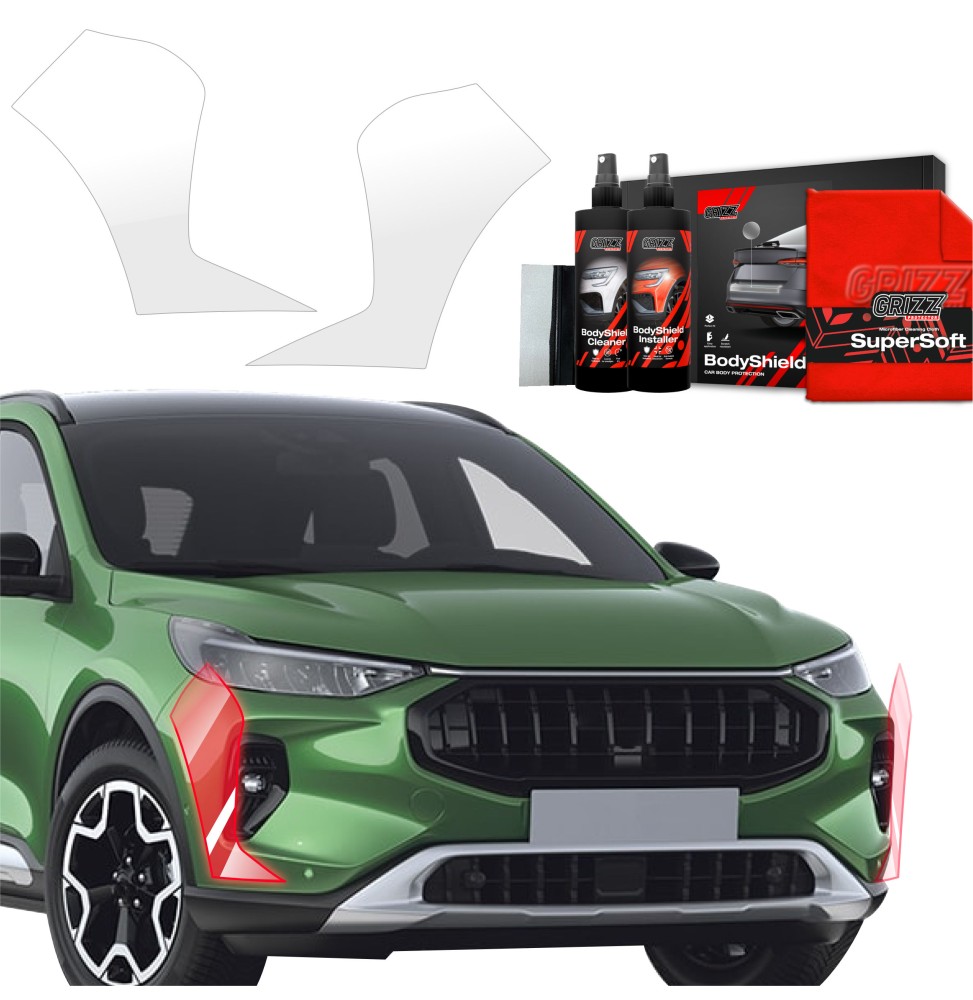 2w1 Folia ochronna na bok zderzaka do Ford Kuga Titanium Facelift (2024-2026)