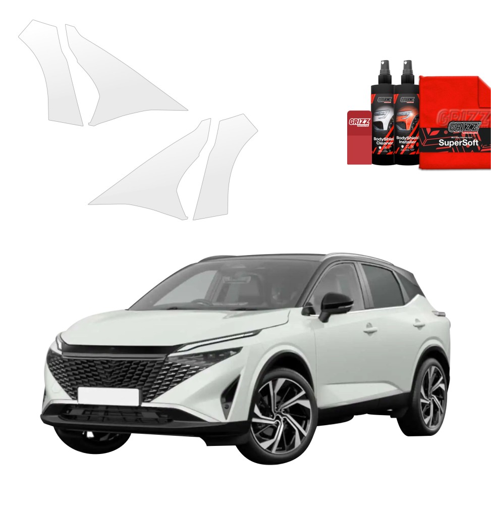 4w1 Folia ochronna na zderzak do Nissan Qashqai 3 Facelift (2024-2026)