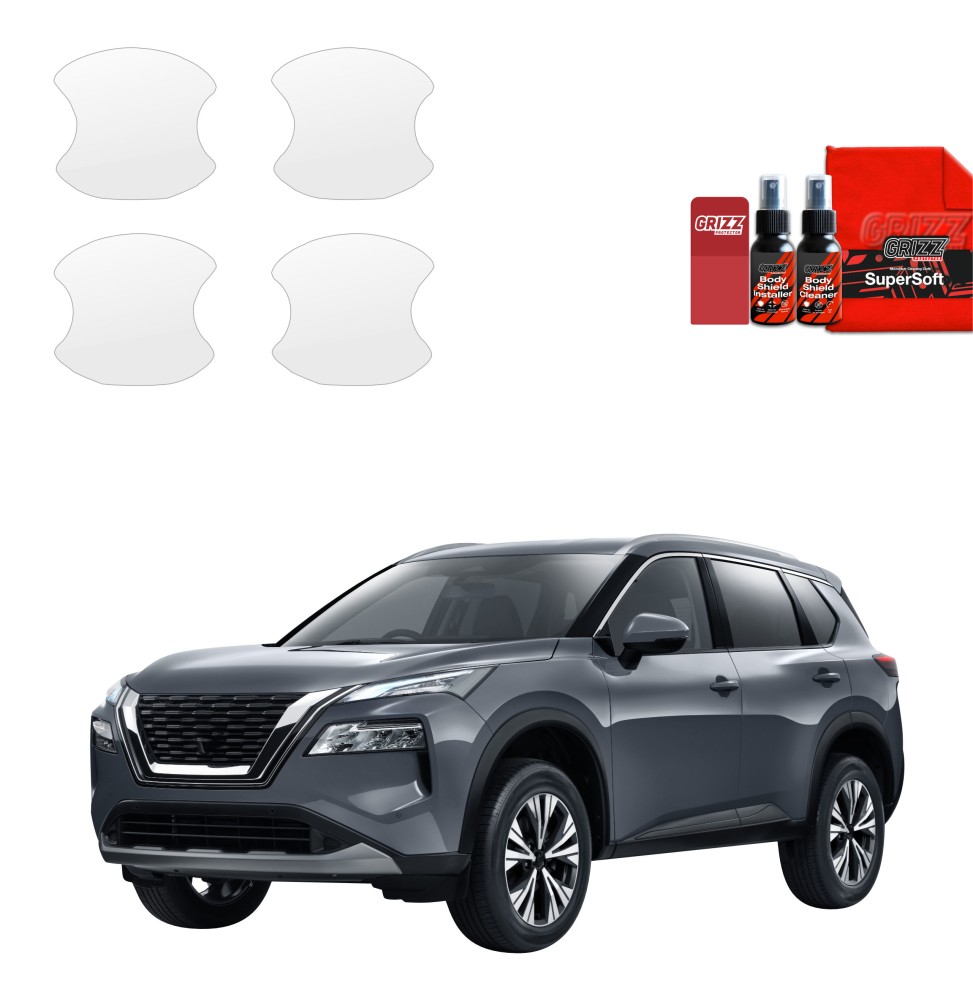 4w1 Folia ochronna pod klamki do Nissan X-Trail Facelift (2024-2026)