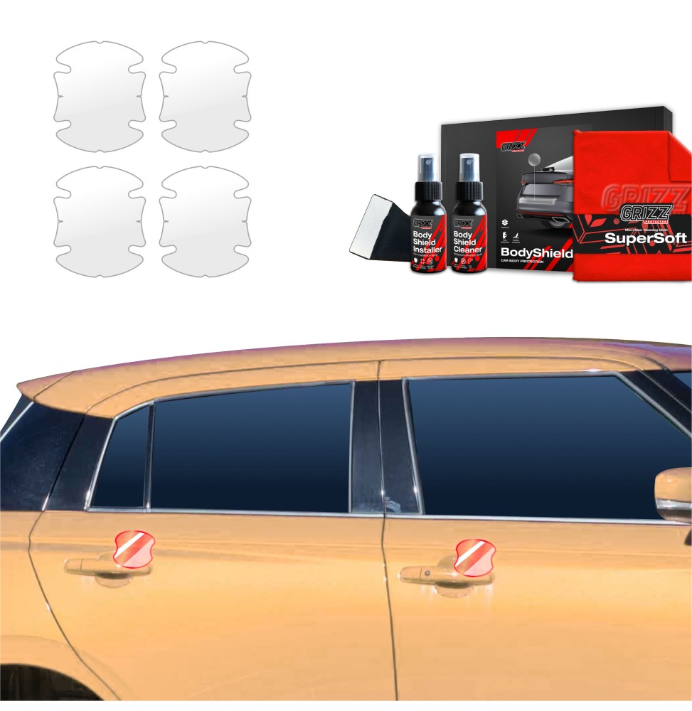 4w1 Folia ochronna pod klamki do Suzuki Swift (2024-2026)