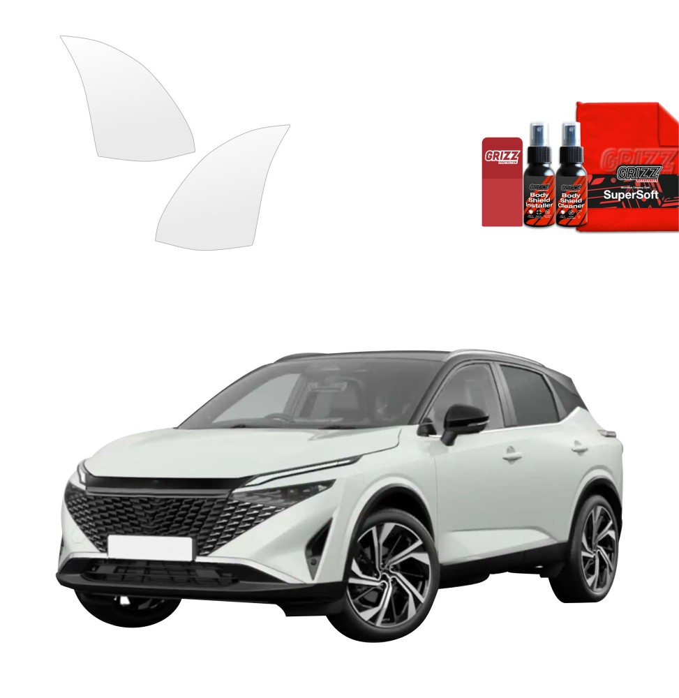 2w1 Folia ochronna na nadkola do Nissan Qashqai 3 Facelift (2024-2026)