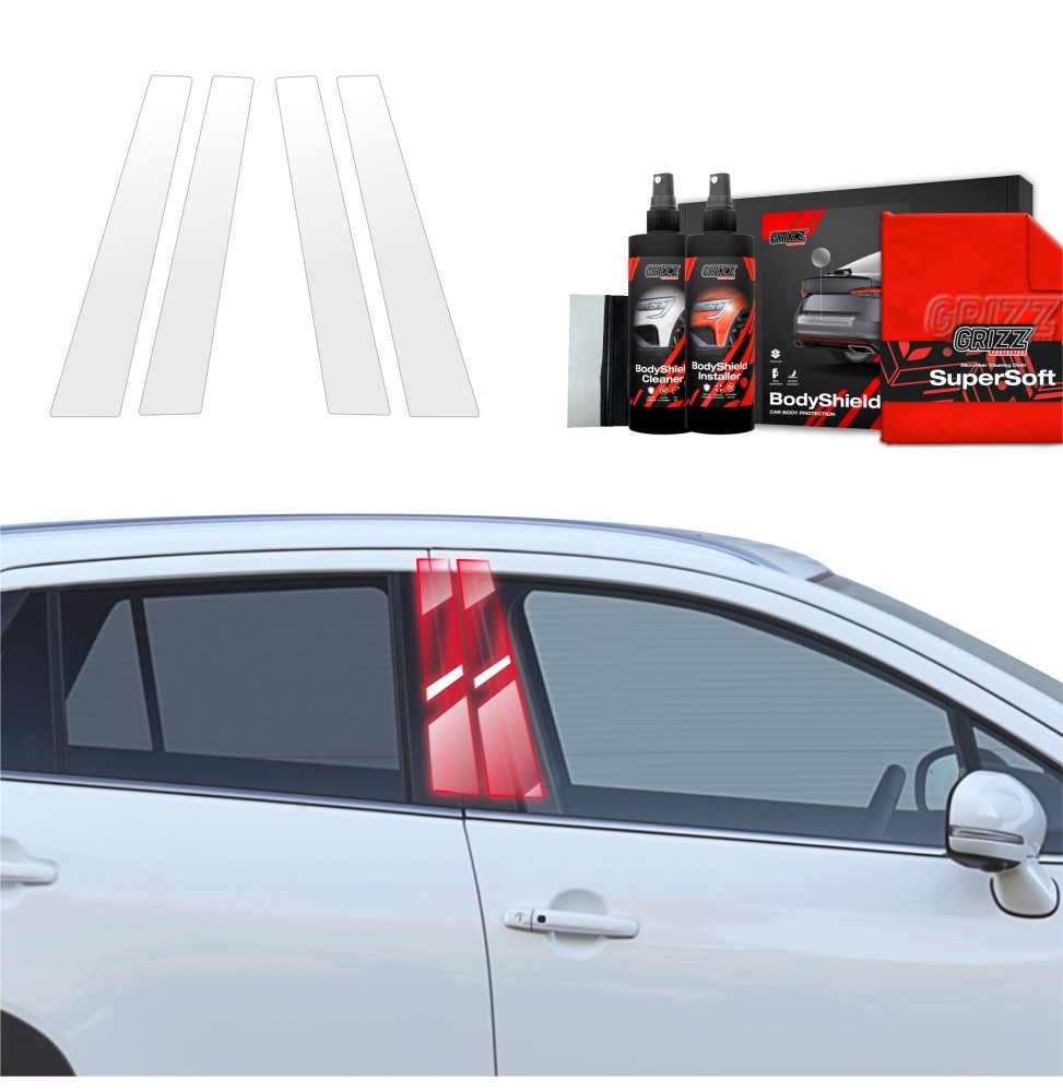 4w1 Folia ochronna na słupki do Suzuki S-Cross (2021-2026)