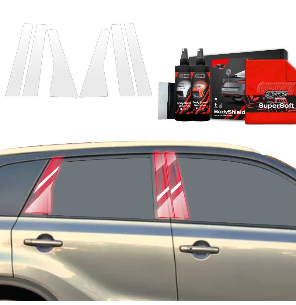 6w1 Folia ochronna na słupki do Suzuki Vitara Facelift (2024-2026)