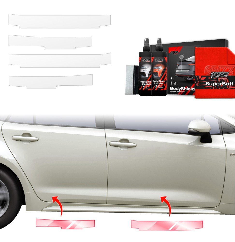 4w1 Folia ochronna na progi do Suzuki Swace Facelift (2023-2026)