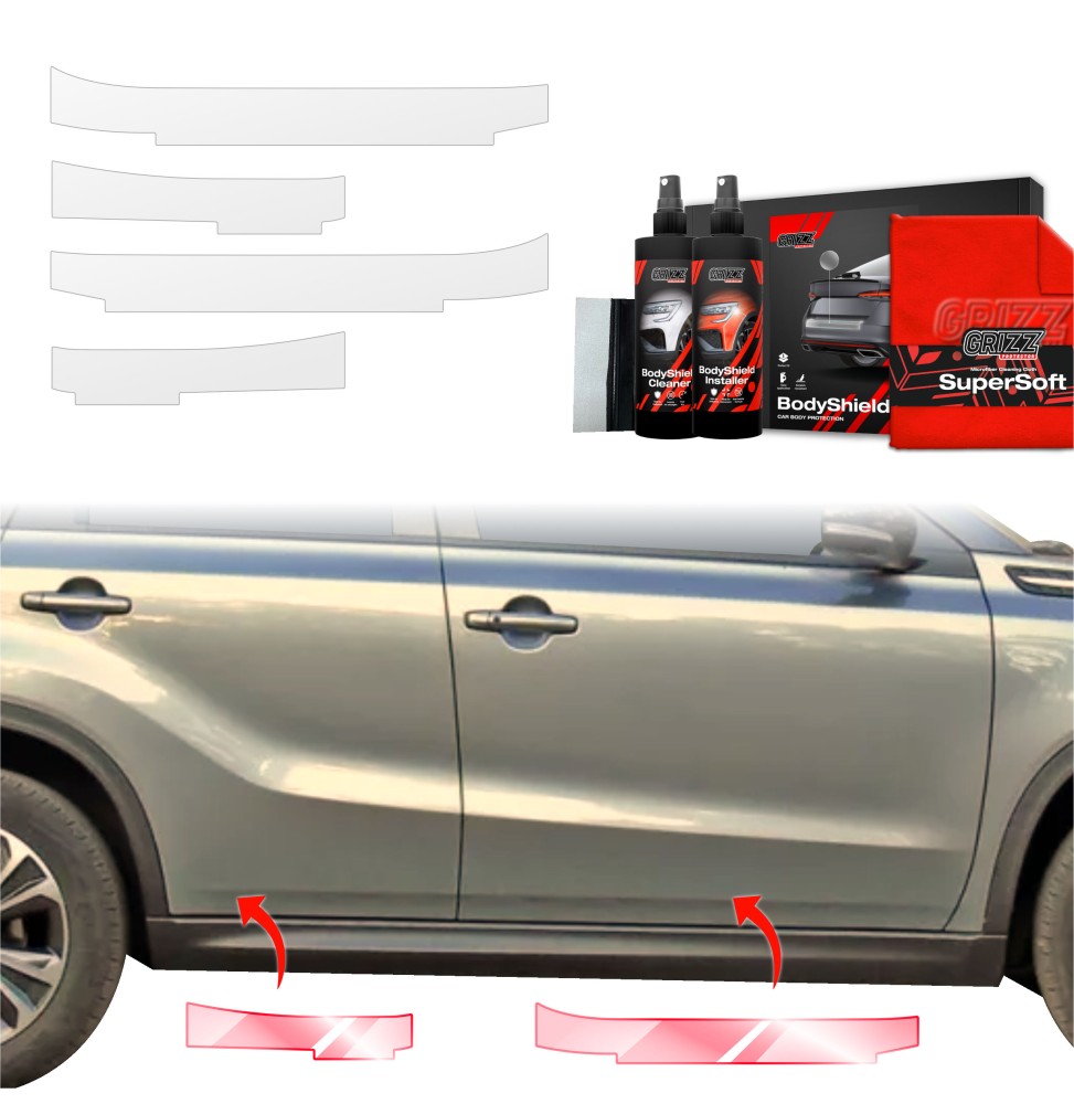 4w1 Folia ochronna na progi do Suzuki Vitara Facelift (2024-2026)