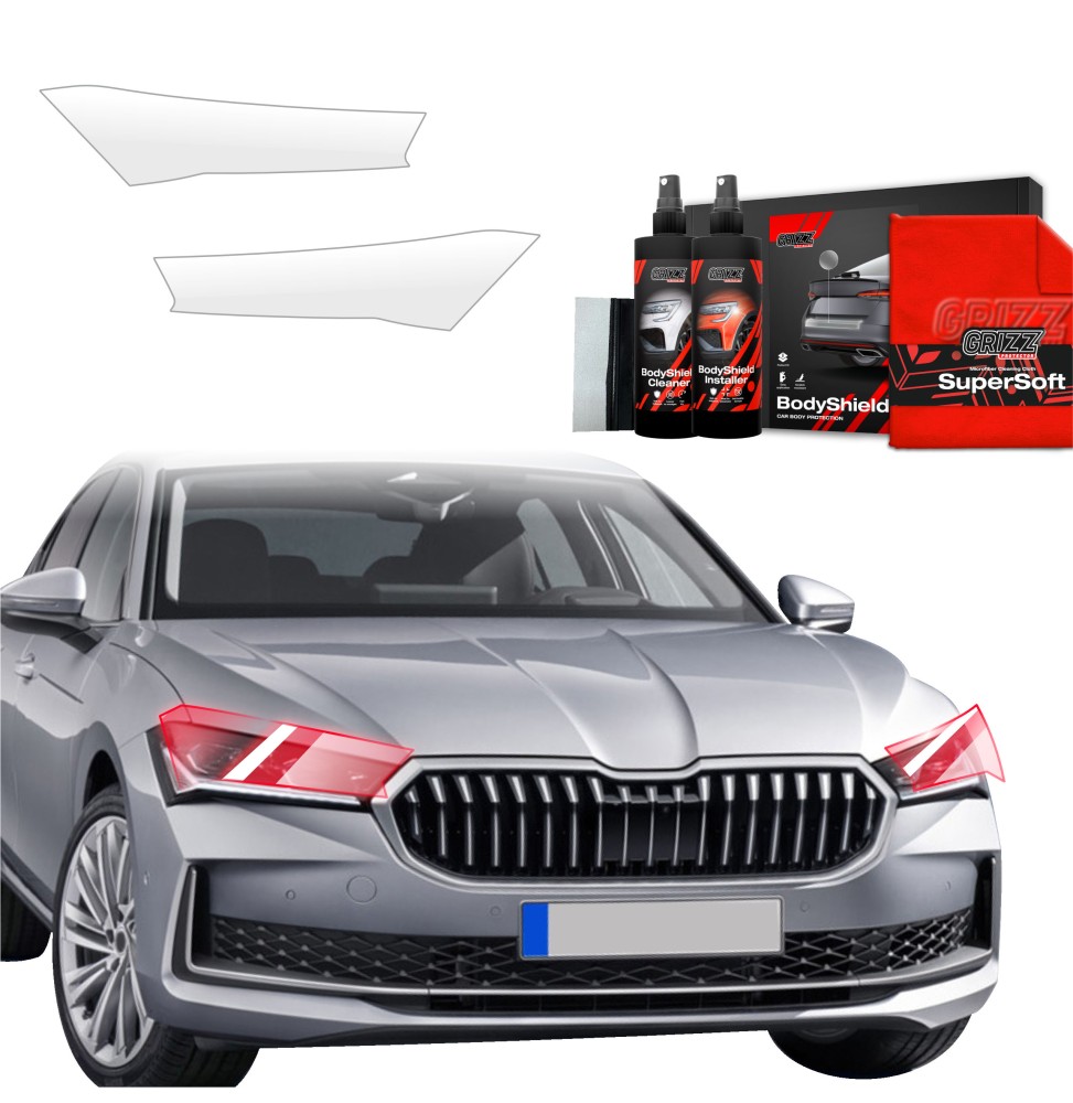 2w1 Folia ochronna na lampy do Skoda Superb 4 Liftback (2024-2026)