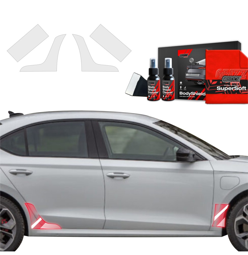 4w1 Folia ochronna na nadkola do Skoda Octavia 4 Hatchback Facelifting (2024-2026)