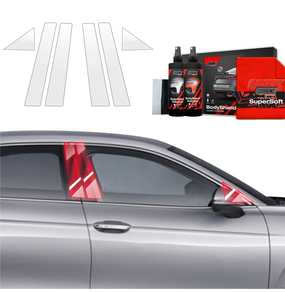 6w1 Folia ochronna na słupki do Skoda Superb 4 Liftback (2024-2026)