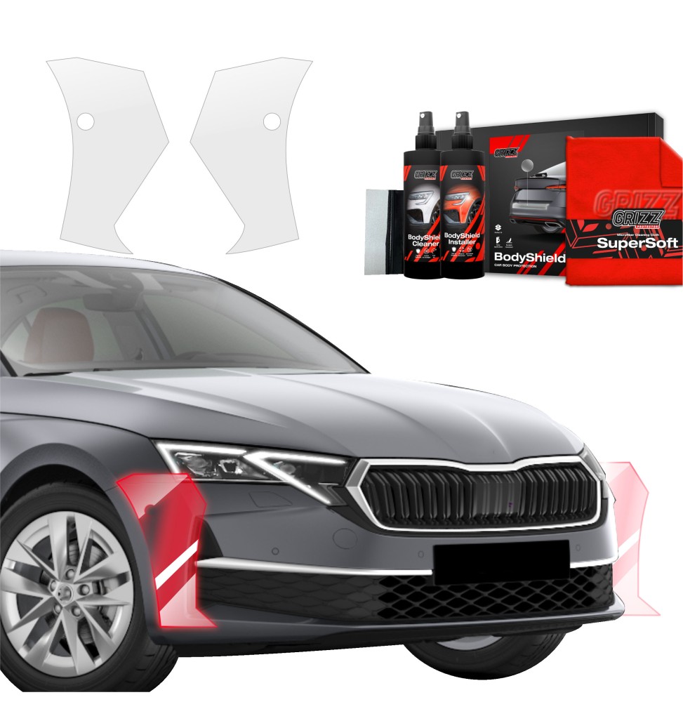 2w1 Folia ochronna na zderzak do Skoda Octavia 4 Hatchback Facelifting (2024-2026)