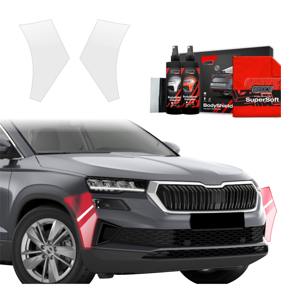 2w1 Folia ochronna na zderzak do Skoda Karoq (2022-2026)