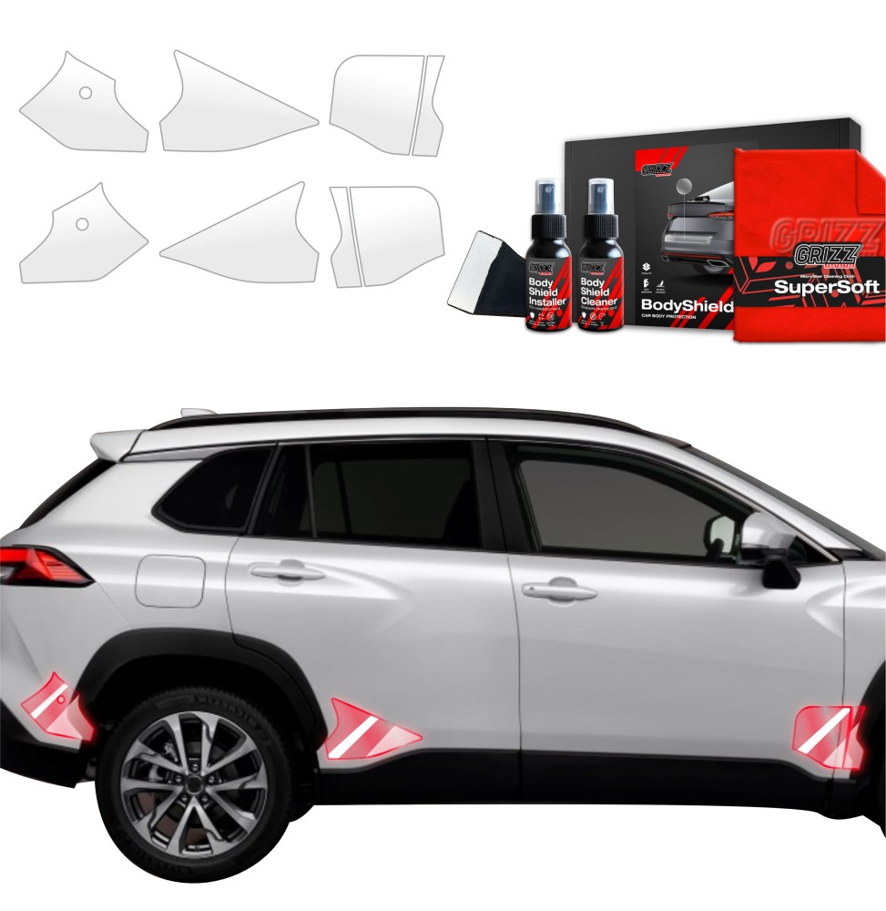 6w1 Folia ochronna na nadkola do Toyota Corolla Cross (2022-2026)