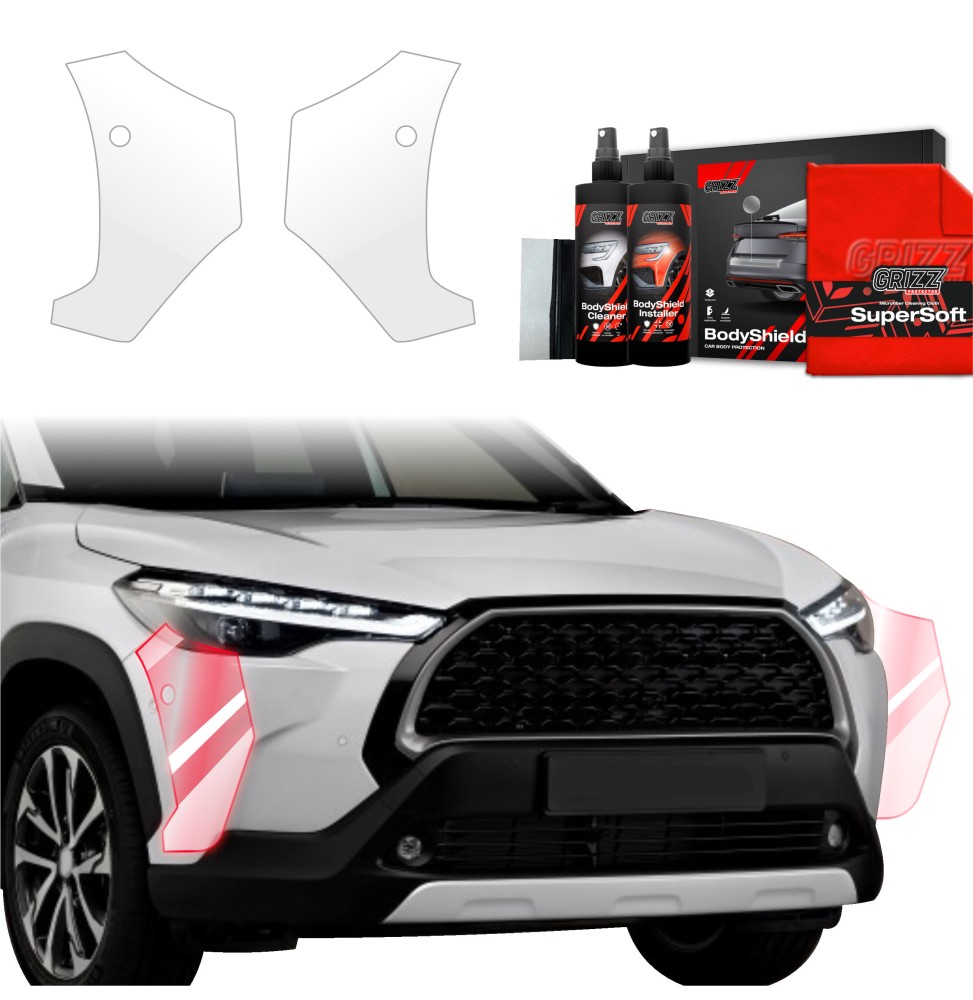 2w1 Folia ochronna na zderzak do Toyota Corolla Cross (2022-2026)