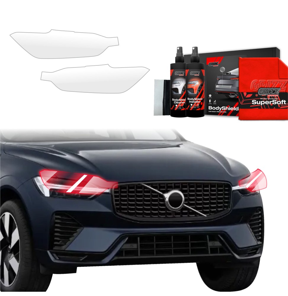 2w1 Folia ochronna na lampy do Volvo XC60 2 (2022-2026)