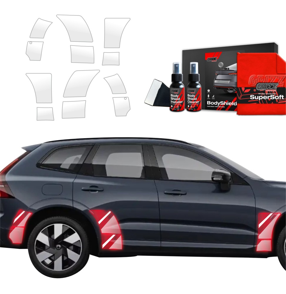 12w1 Folia ochronna na nadkola do Volvo XC60 2 (2022-2026)