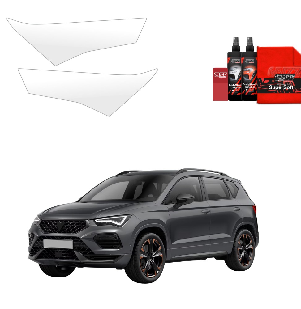 2w1 Folia ochronna na lampy do Cupra Ateca (2020-2026)