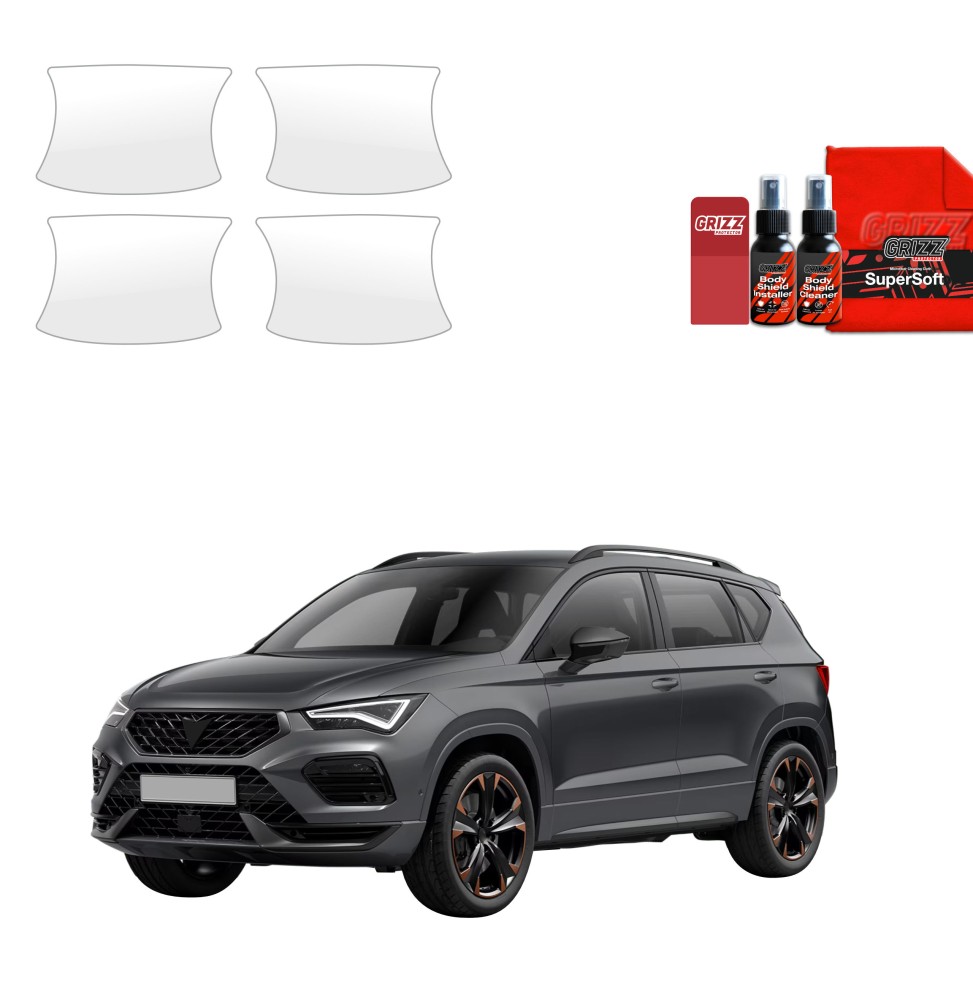 4w1 Folia ochronna pod klamki do Cupra Ateca (2020-2026)