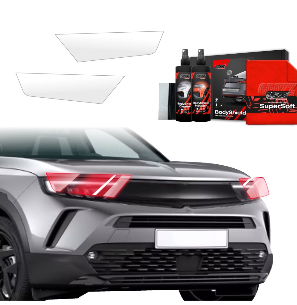 2w1 Folia ochronna na lampy do Opel Mokka (2021-2026)