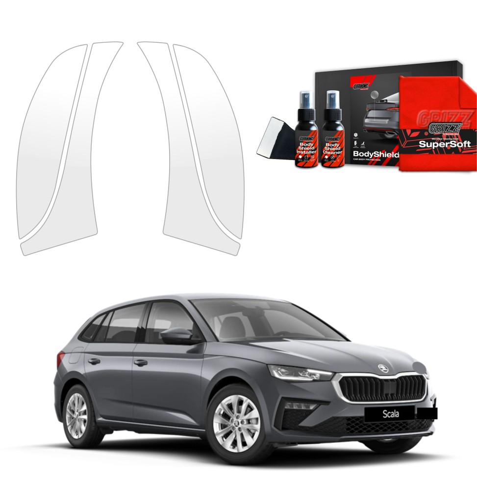 4w1 Folia ochronna na nadkola do Skoda Scala (2023-2026)