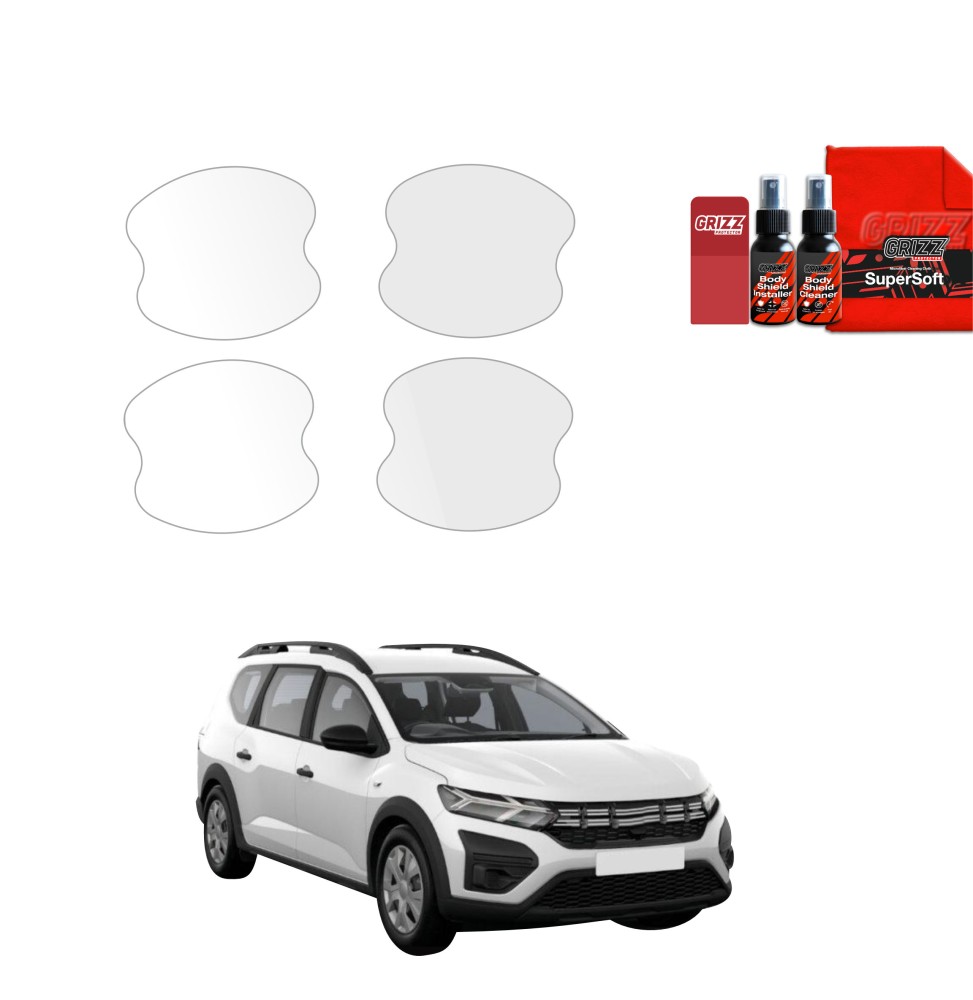 4w1 Folia ochronna pod klamki do Dacia Jogger (2022-2026)