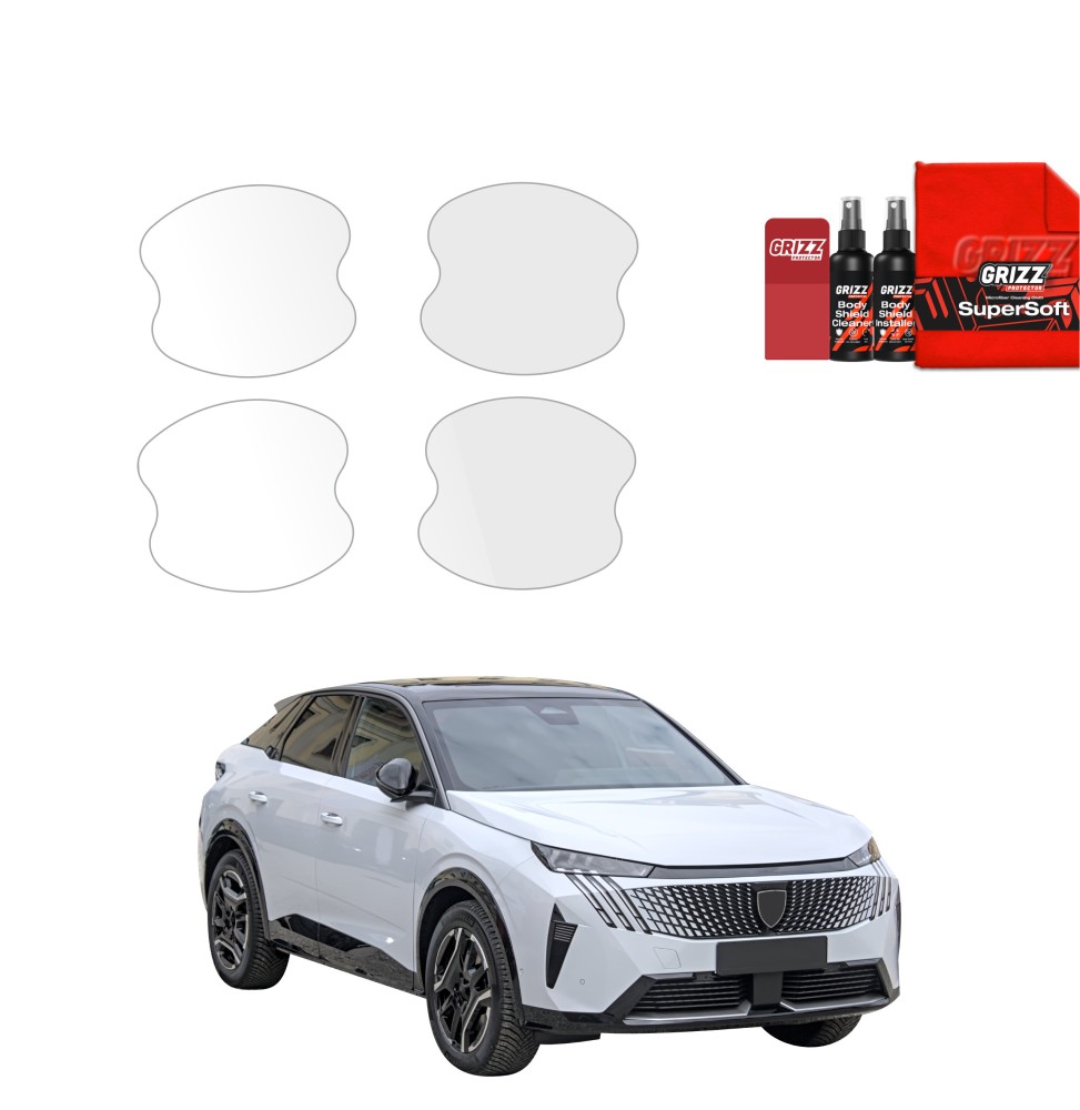 4w1 Folia ochronna pod klamki do Peugeot 3008 (2024-2026)