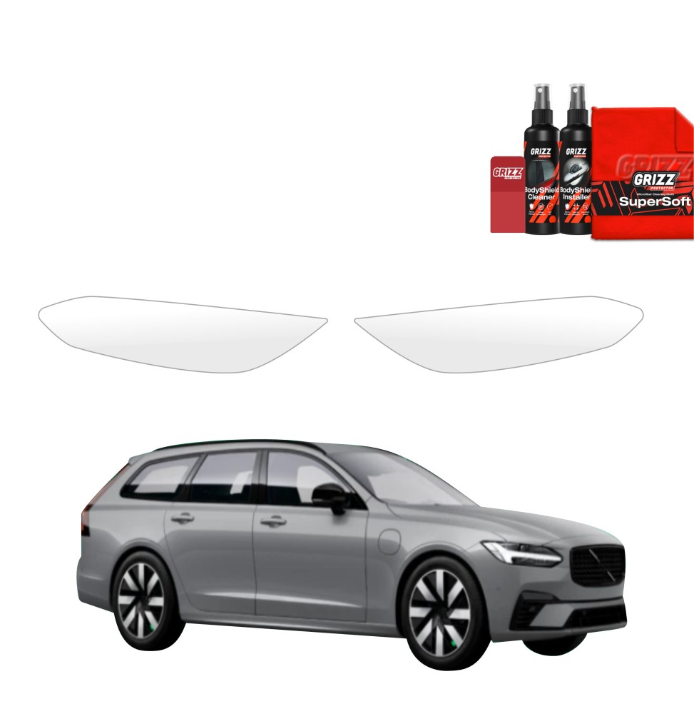 2w1 Folia ochronna na lampy do Volvo V90 (2021-2026)