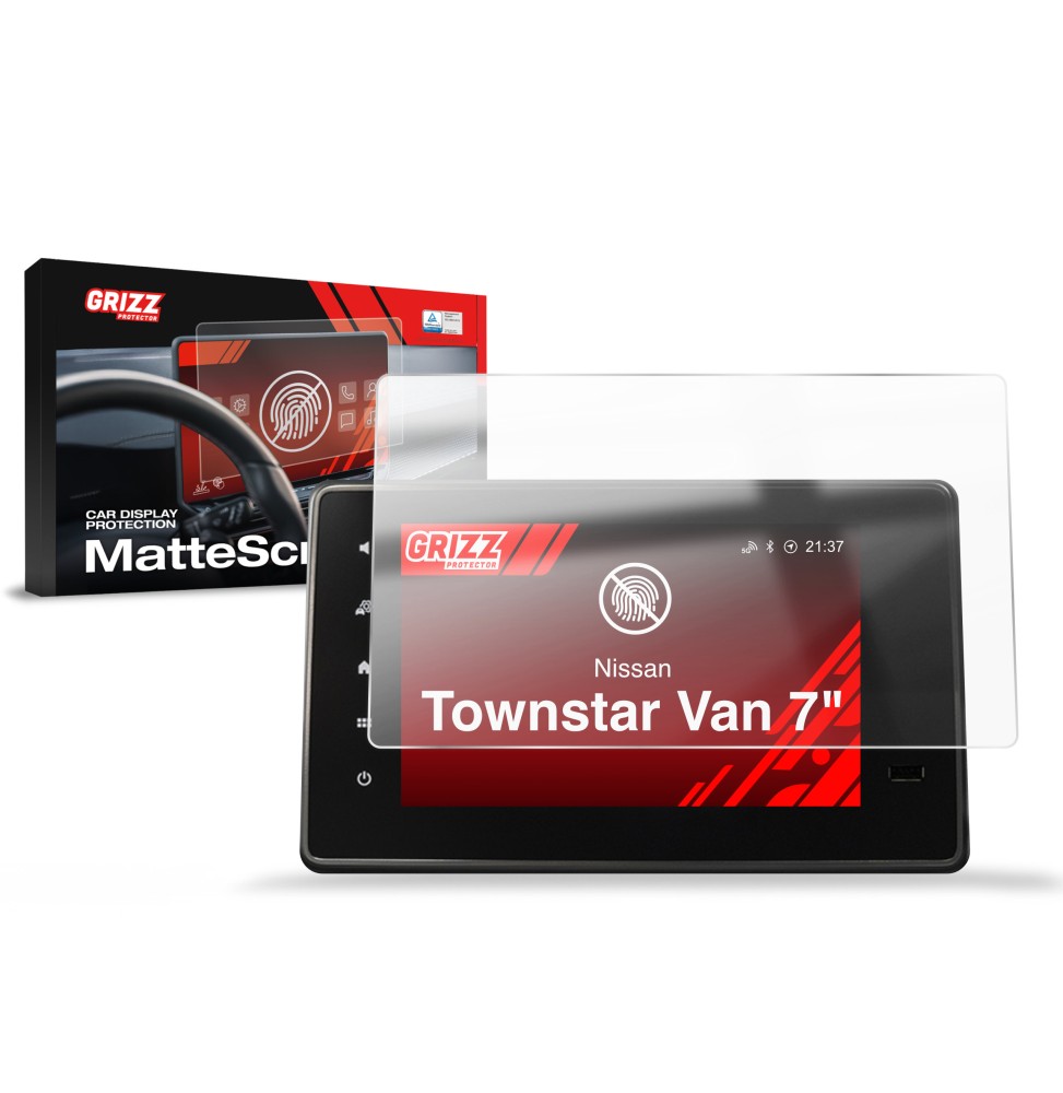 Folia antyodciskowa na ekran do Nissan Townstar Van (2021-2026) matowa Grizz