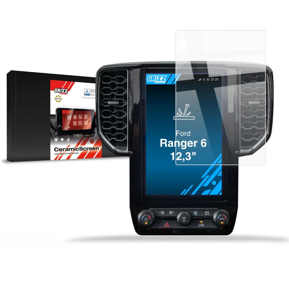 Folia ceramiczna na ekran Ford Ranger 6 12,3" (2021-2026) Grizz