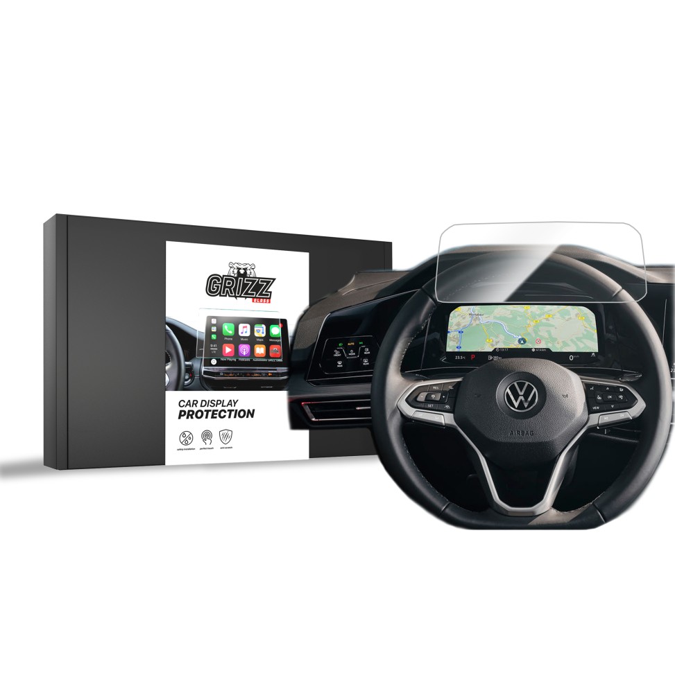 Folia ceramiczna na ekran Volkswagen VW Golf 8 Digital Cockpit 10,25" (2020-2026) Grizz