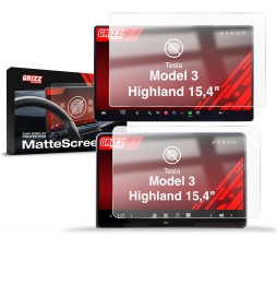 Folia antyodciskowa na ekran Tesla Model 3...