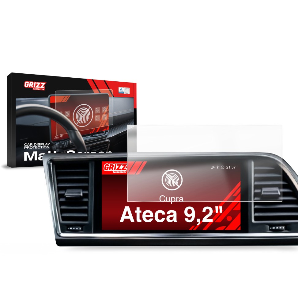 Folia antyodciskowa na ekran Cupra Ateca 9,2" (2020-2026) matowa Grizz
