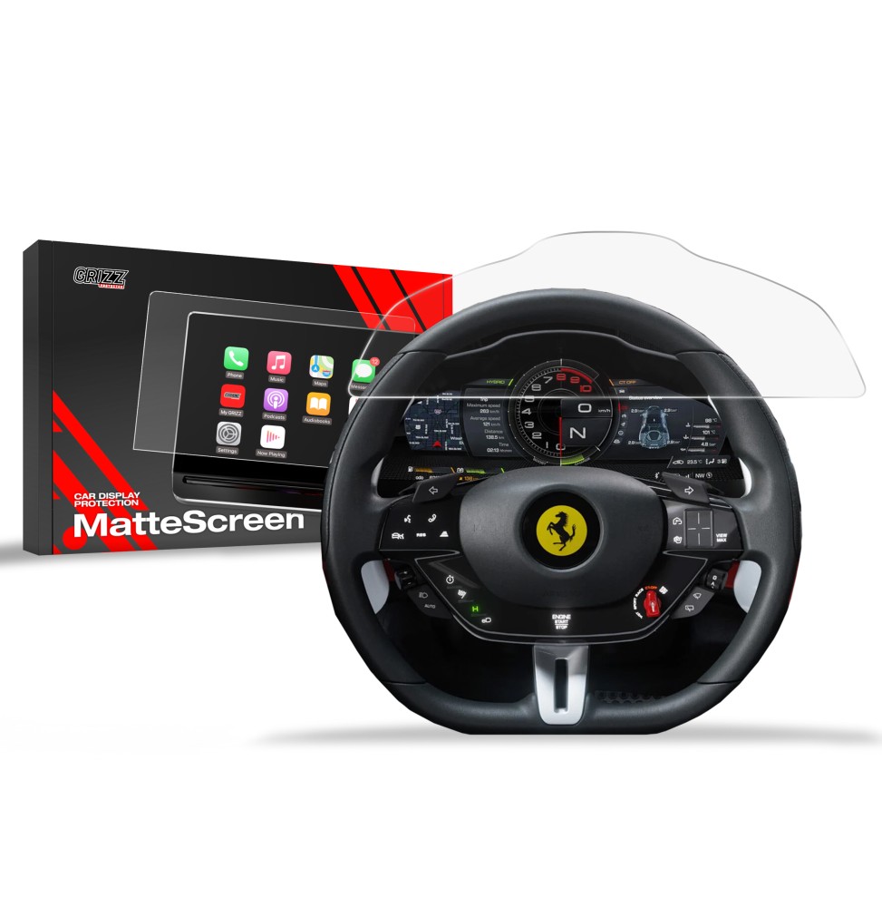 Folia antyodciskowa na ekran Ferrari SF90 Stradale (2020-2026) matowa Grizz