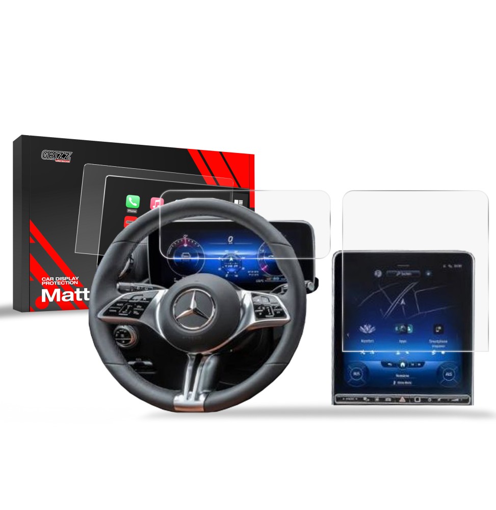Folia antyodciskowa na ekran Mercedes S Klasa W223 (2020-2026) matowa Grizz 2w1