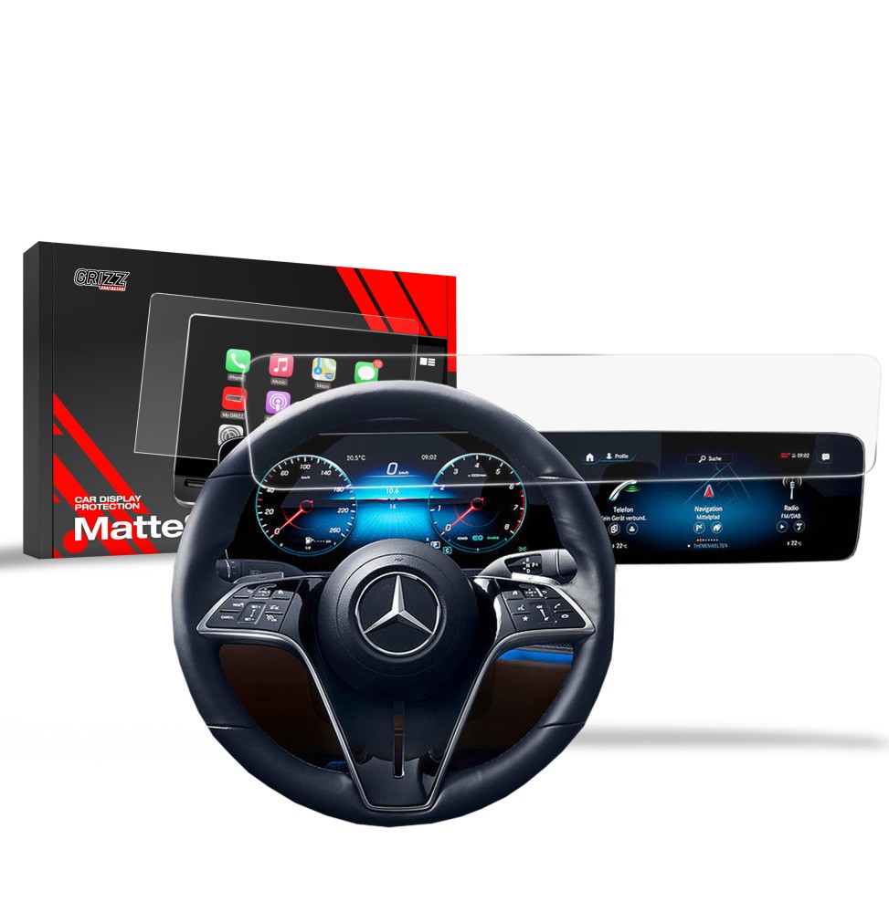 Folia antyodciskowa na ekran Mercedes AMG GT 4-Door Coupe (2018-2026) matowa Grizz