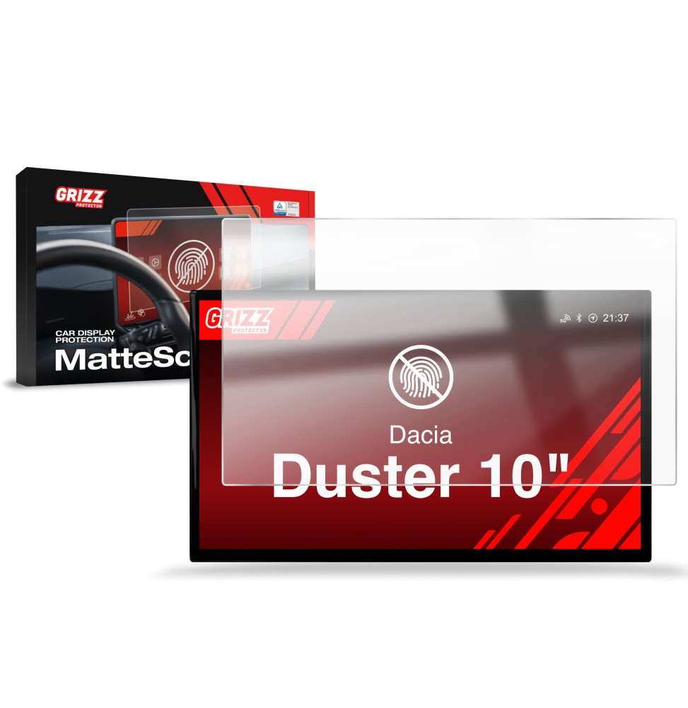 Folia antyodciskowa na ekran Dacia Duster 10" (2024-2026) matowa Grizz
