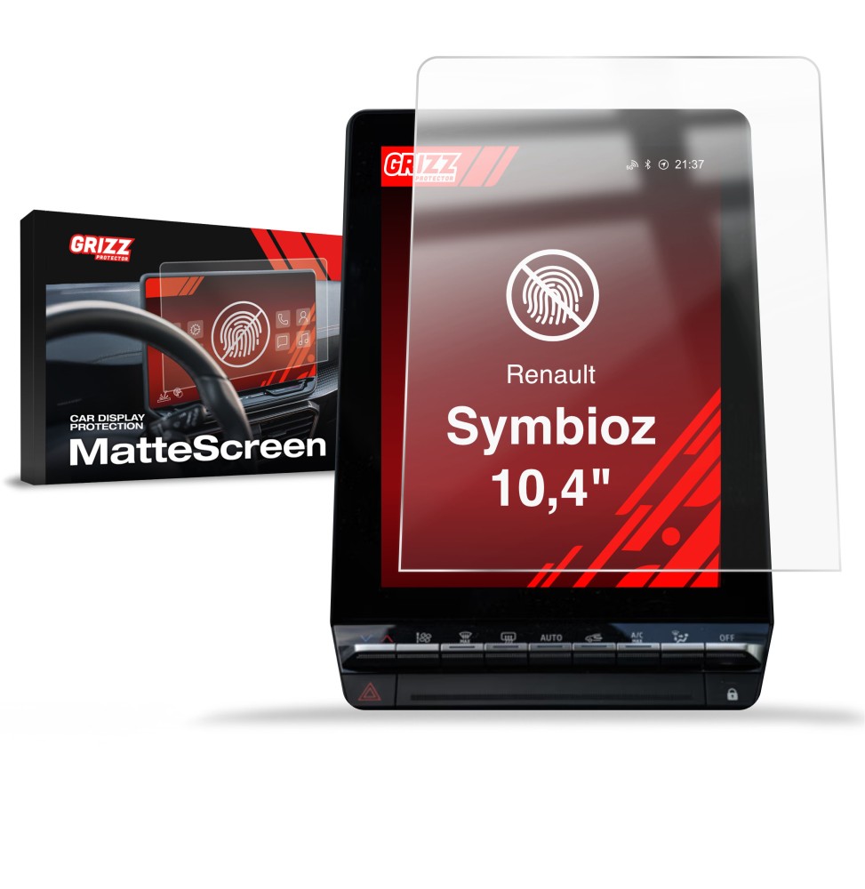 Folia antyodciskowa na ekran Renault Symbioz 10,4" (2024-2026) matowa Grizz