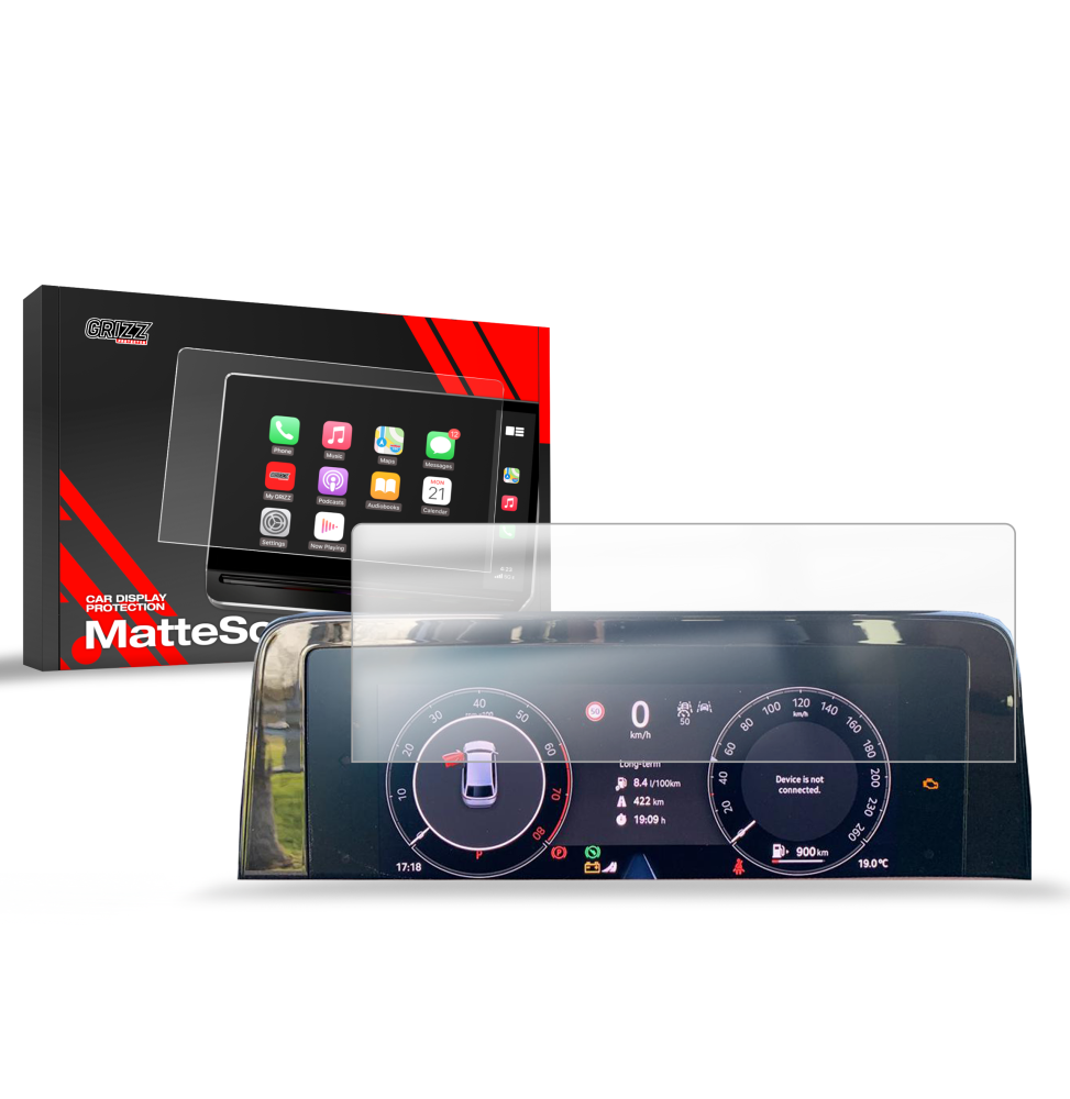 Folia antyodciskowa na ekran Skoda Superb 4 Virtual Cockpit (2024-2026) matowa Grizz